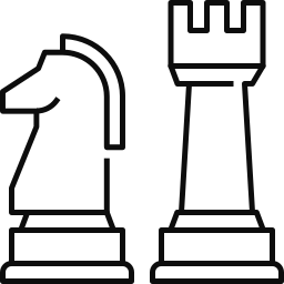 Playing chess icon