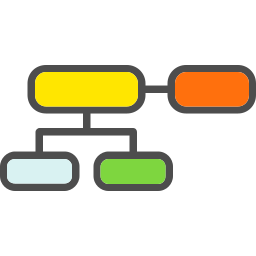 modèlehiérarchiemodèleorganisationstructure Icône