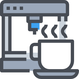 Coffee machine icon