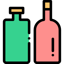 bottiglie icona
