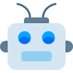 ロボットデザインベクター icon