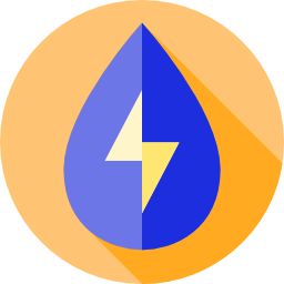 energía del agua icono