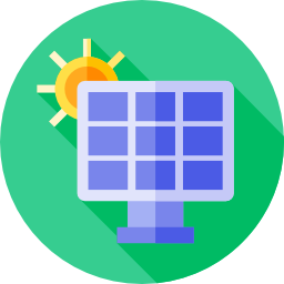 Solar panel icon