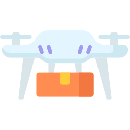 entrega de drones icono