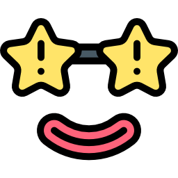 Star glasses icon