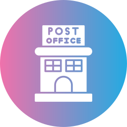 bureau de poste Icône