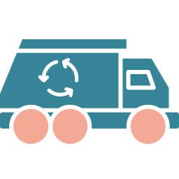 camión de basura icono