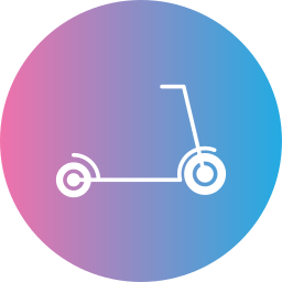 Kick scooter icon