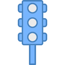 Traffic lights icon