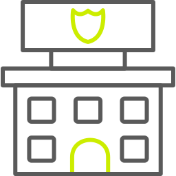delegacia de polícia Ícone