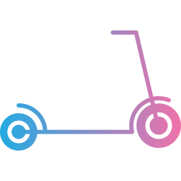 Kick scooter icon