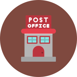 ufficio postale icona