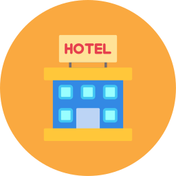 hotelgebouw icoon