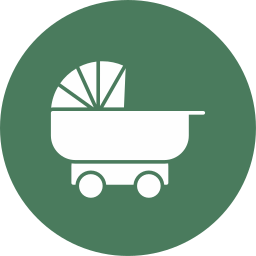 kinderwagen icoon