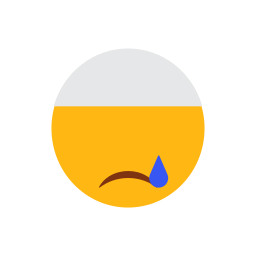 Crying face icon