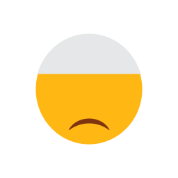 Dissapointed face icon