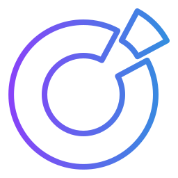 diagramme circulaire Icône