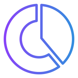 diagramme circulaire Icône