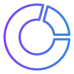 diagramme circulaire Icône