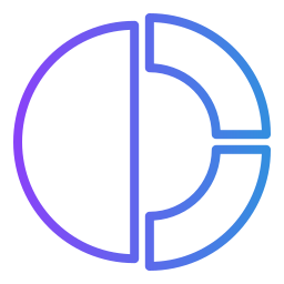 cirkeldiagram icoon