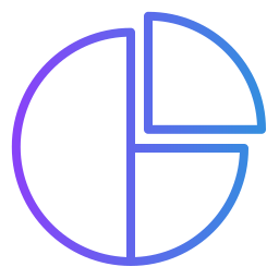 diagramme circulaire Icône
