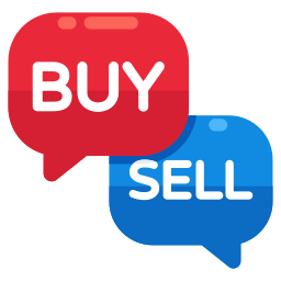 Buy and sell icon