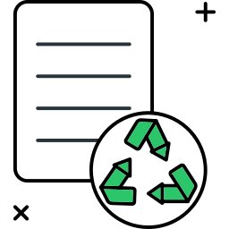 Reuse paper icon