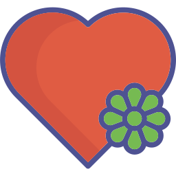 Heart sign icon
