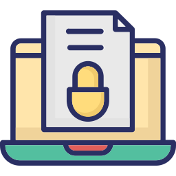 Document encryption icon