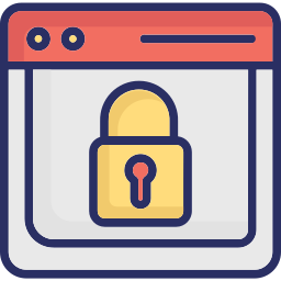 Locked computer icon