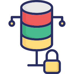 Secured data icon