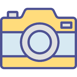 Vintage camera icon