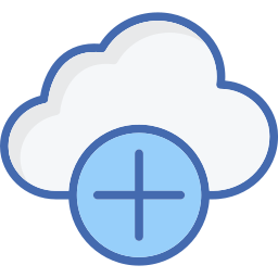 nueva nube icono