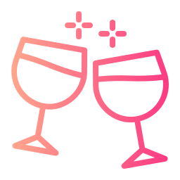 Champagne glass icon