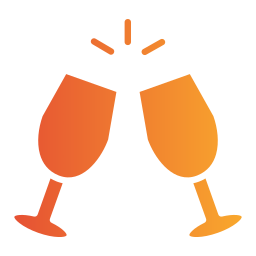 Champagne glass icon