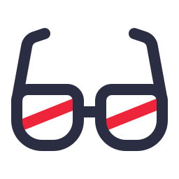 gafas de fiesta icono