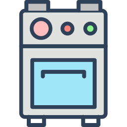 Gas range icon