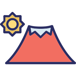 il monte kilimangiaro icona
