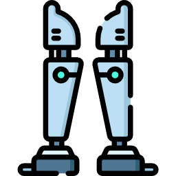 Robotic legs icon