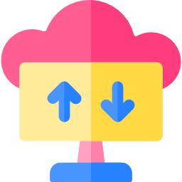 transferencia de datos icono