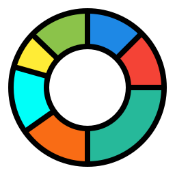 cirkeldiagram icoon