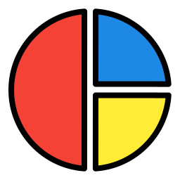 diagramme circulaire Icône