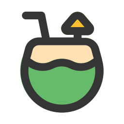 Coconut water icon