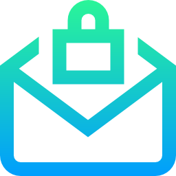 Secured letter icon