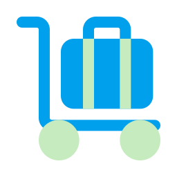 wózek bagażowy ikona