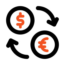 Money exchange icon