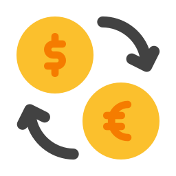 Money exchange icon