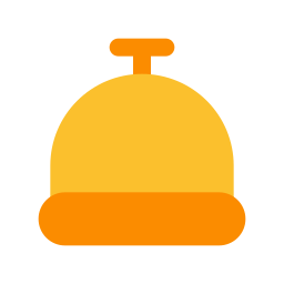 campana de recepción icono