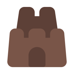 Sand castle icon