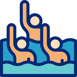 synchron schwimmen icon